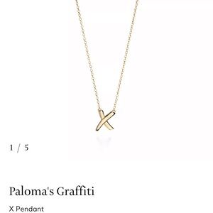Paloma Graffiti Gold 18k necklace